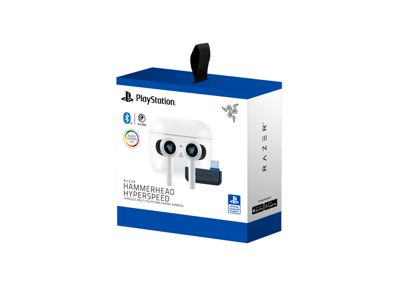 Razer Hammerhead HyperSpeed (PlayStation Licensed) - Wireless Headset - Sony PlayStation 5
