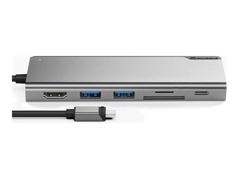 ALOGIC Ultra USB-C Dock UNI V2 - HDMI USB Memory Card Reader and 100W PD