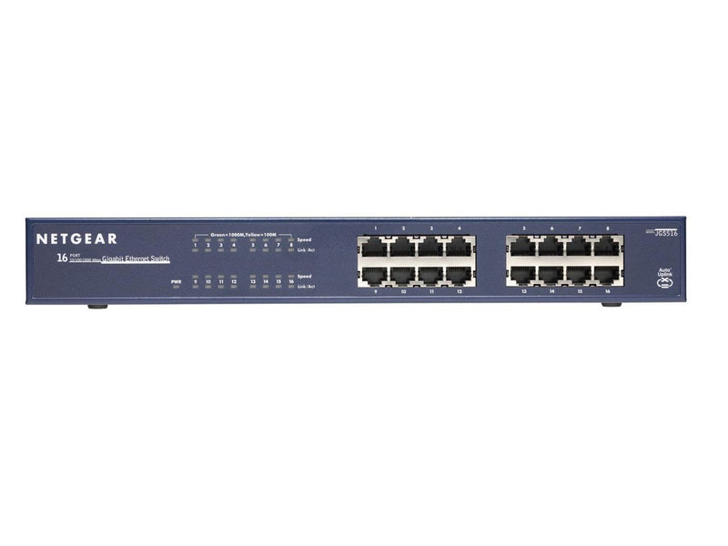 Netgear JGS516 16-Port Gigabit Ethernet Unmanaged Switch