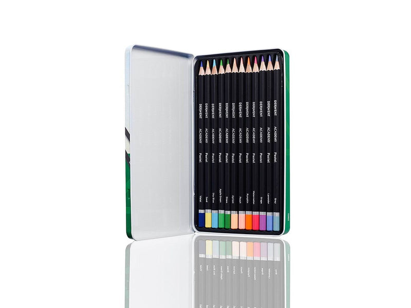 Derwent Pastel Colour Pencils 12 Tin