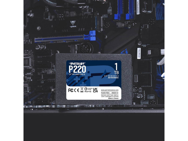 Patriot P220 SSD - 1TB - 2.5" - SATA-600