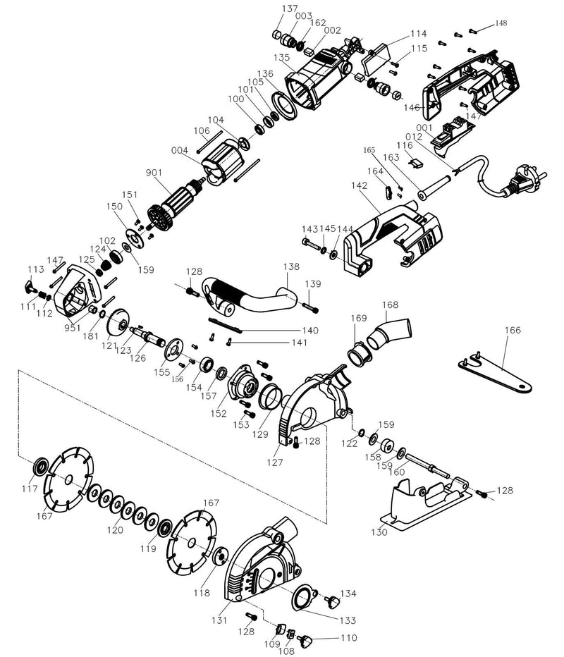Einhell Mauernutfräse TE-MA 1500 (4350735)