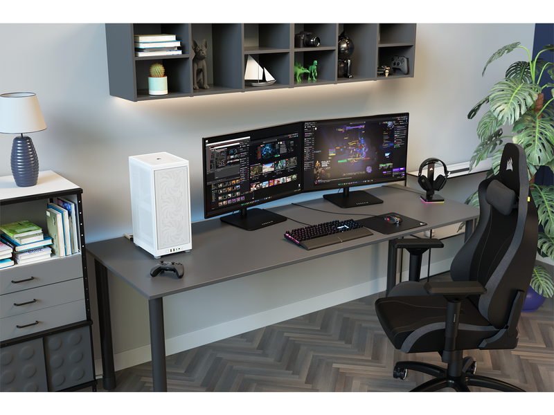 Corsair 2000D AIRFLOW - White - Gehäuse - Minitower - Weiß