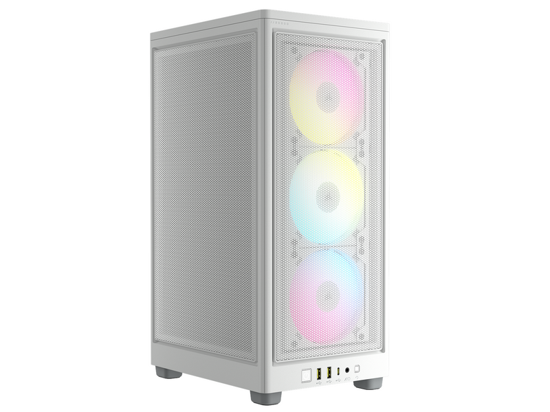 Corsair iCUE 2000D RGB AIRFLOW - White - Gehäuse - Minitower - Weiß