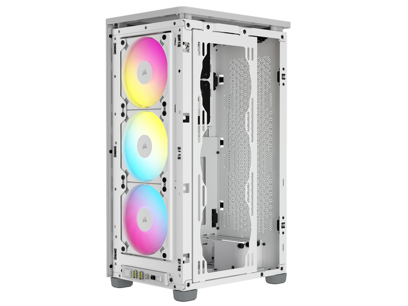 Corsair iCUE 2000D RGB AIRFLOW - White - Gehäuse - Minitower - Weiß