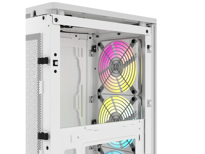 Corsair iCUE 2000D RGB AIRFLOW - White - Gehäuse - Minitower - Weiß