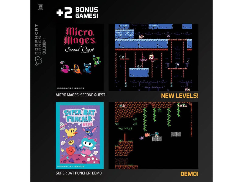 Morphcat Cartridge 1 - Evercade - Plattform - PEGI 7