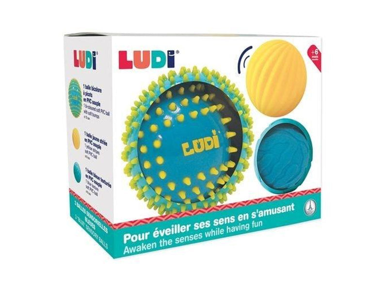 LUDI Sensory ball set - blue