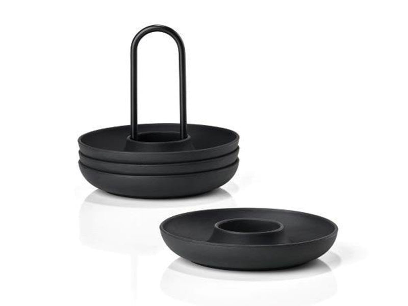 Zone Denmark Denmark - Singles Egg Cups With Holder - Black