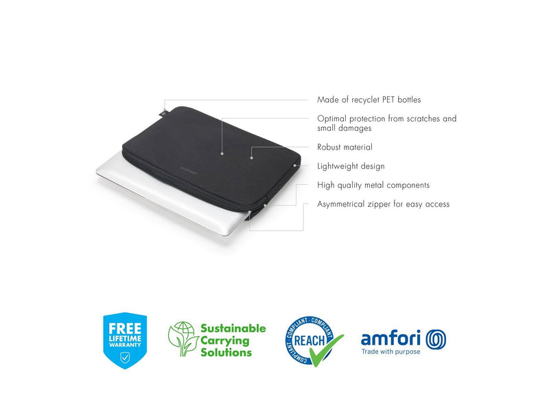 Dicota Eco Base Hülle für Laptop 12.5" | Schwarz