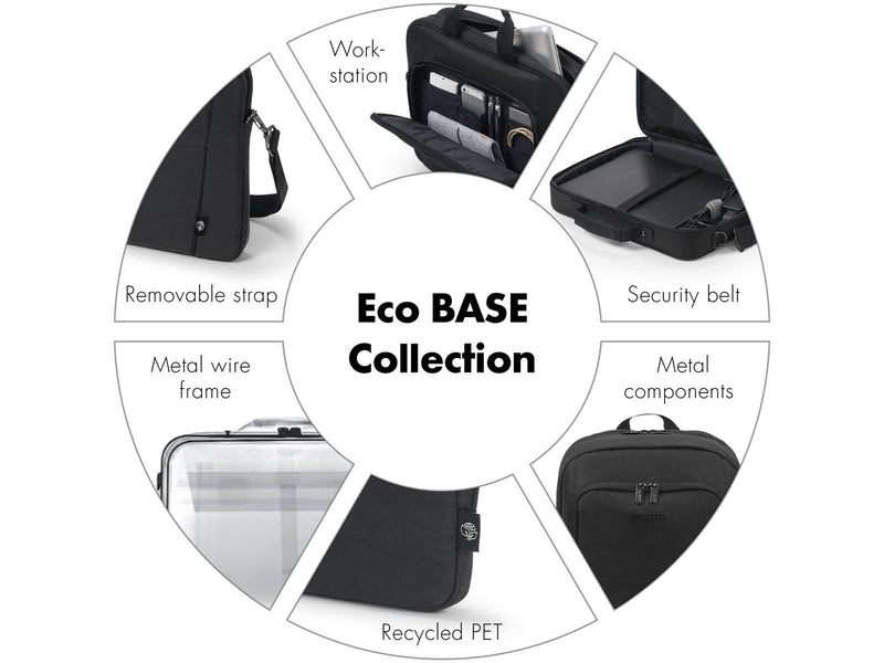 Dicota Eco Base Hülle für Laptop 12.5" | Schwarz