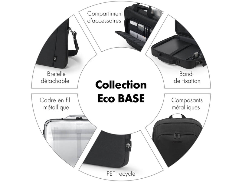 Dicota Eco Base Hülle für Laptop 12.5" | Schwarz
