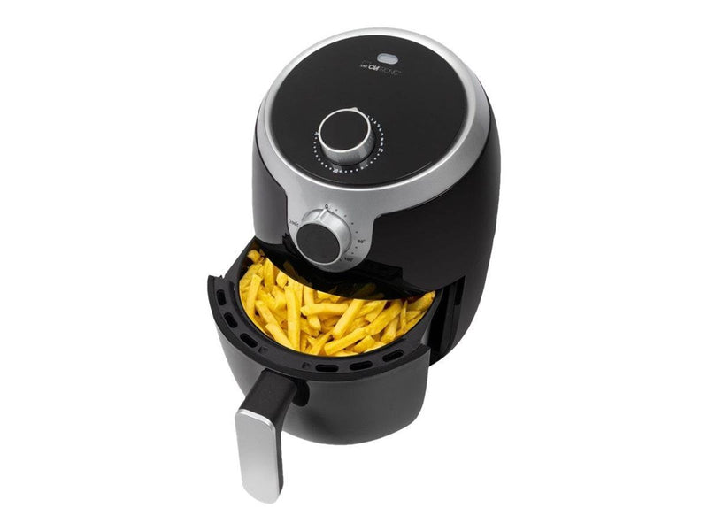 Clatronic FR 3769 H - hot air fryer - black / silver