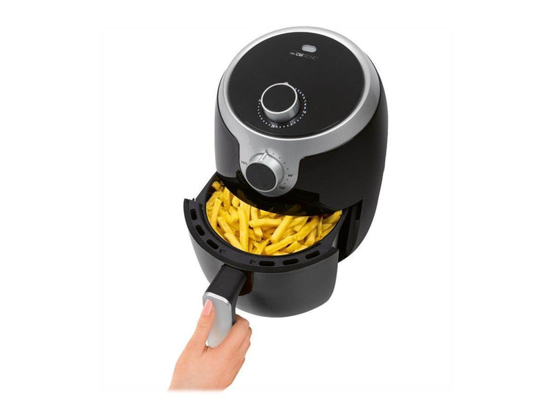 Clatronic FR 3769 H - hot air fryer - black / silver
