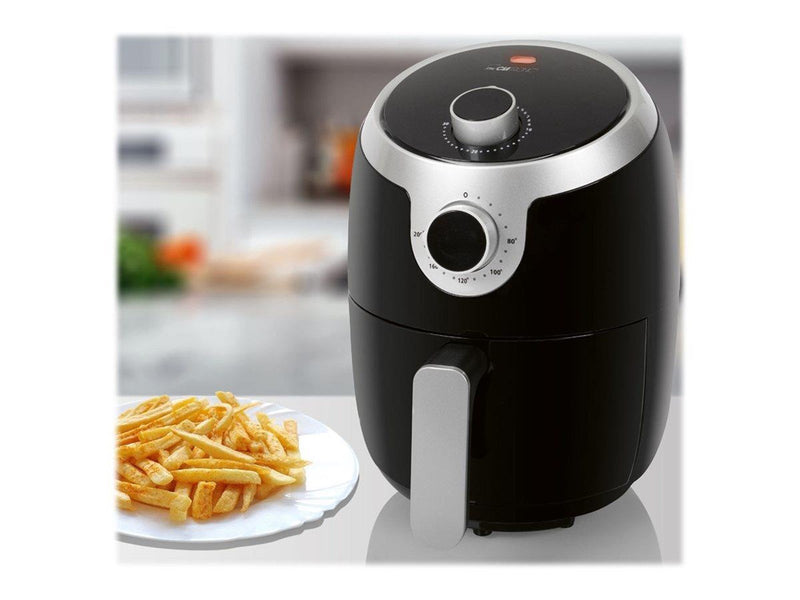 Clatronic FR 3769 H - hot air fryer - black / silver
