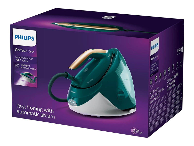 Philips Dampfbügeleisen PerfectCare 7000 Series PSG7140 - steam generator iron - sole plate: SteamGlide Elite