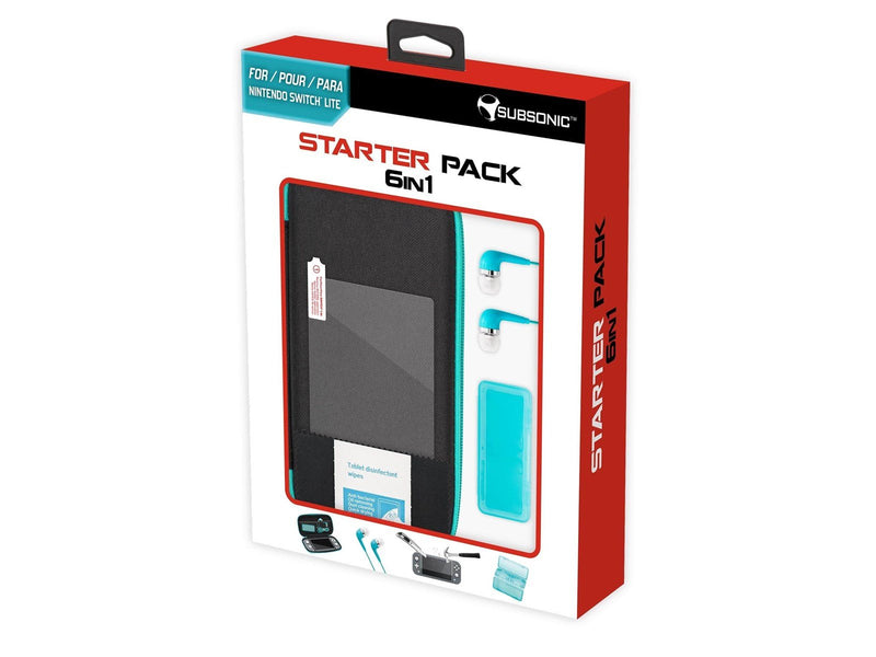 Subsonic Switch Lite 6-Pack Accessories - Bag - Nintendo Switch Lite