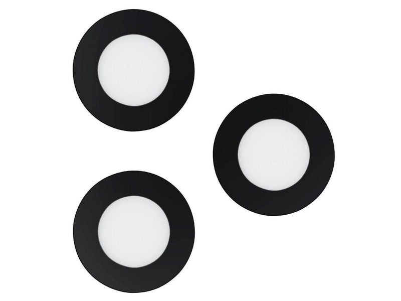 EGLO FUEVA-Z recessed spot 3x360 lumen I44 2700-6500K 3-pack black
