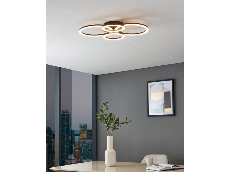 EGLO PARRAPOS-Z ceiling lamp 615x450 mm black