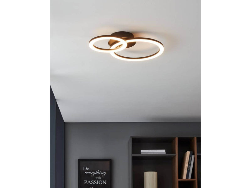 EGLO PARRAPOS-Z ceiling lamp 445x300 mm black