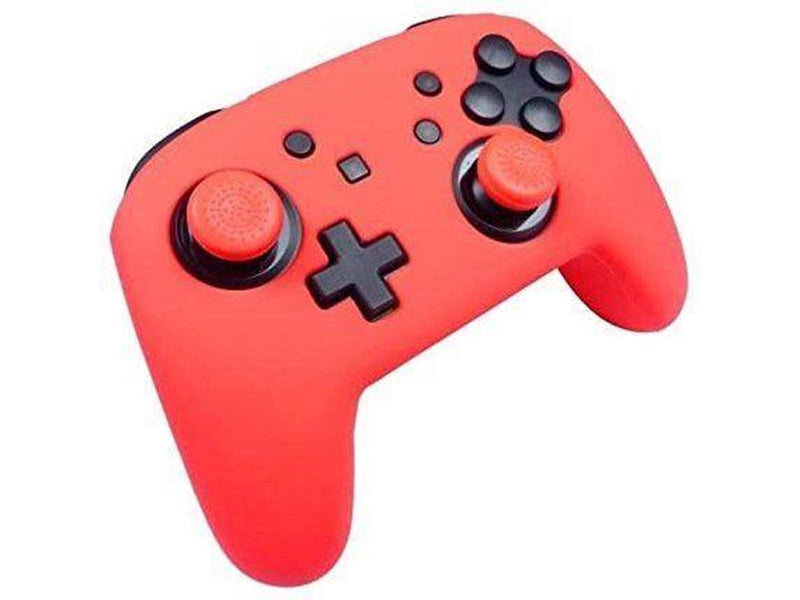 Subsonic Silicon Protective Cover Custom Kit for Pro Controller for Nintendo Switch (Red) - Nintendo Switch
