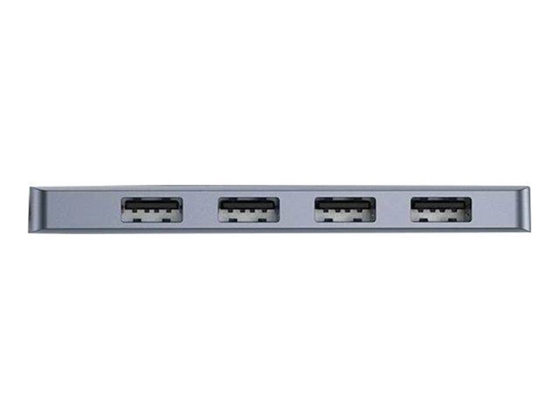 UGREEN 4-in-1 USB C Hub USB-Hubs - USB 3.2 - 4 - silber