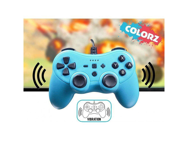 Subsonic Colours Controller Blue - Wired Controller - Nintendo Switch