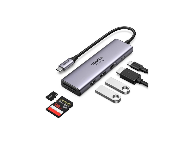 UGREEN 6-in-1 USB-C Multifunction Adapter with PD Charging