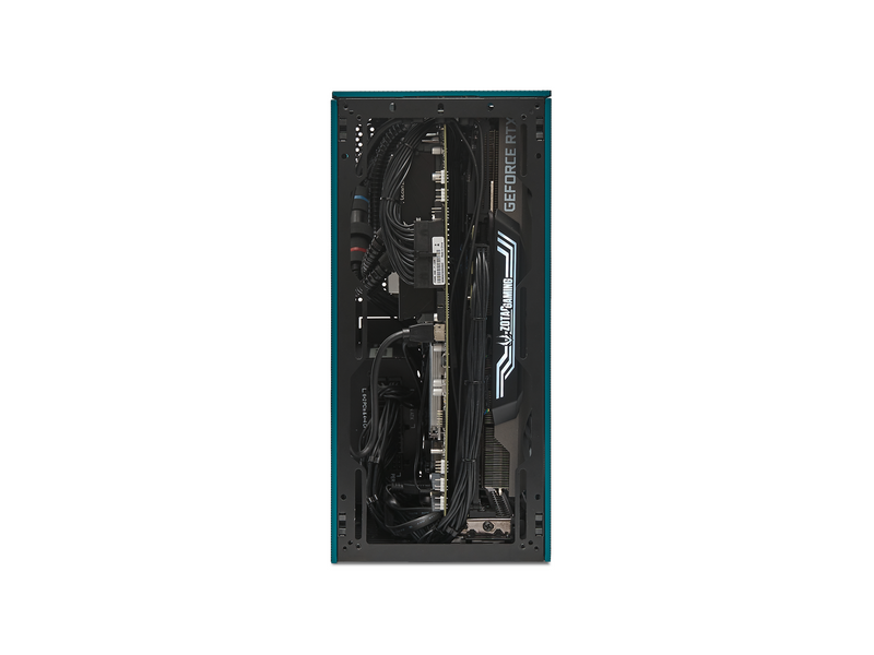 Ssupd Meshroom S V2 Mini-ITX Case - Full Mesh - Charcoal Black - PCIE 4.0 - Gehäuse - Blau