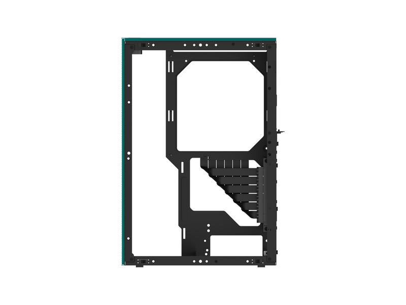Ssupd Meshroom S V2 Mini-ITX Case - Full Mesh - Charcoal Black - PCIE 4.0 - Gehäuse - Blau