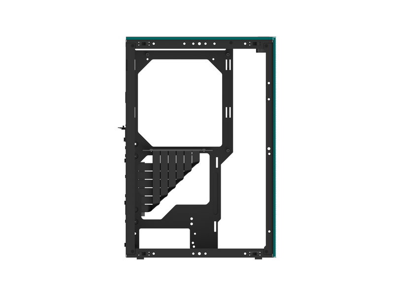 Ssupd Meshroom S V2 Mini-ITX Case - Full Mesh - Charcoal Black - PCIE 4.0 - Gehäuse - Blau