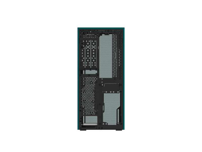 Ssupd Meshroom S V2 Mini-ITX Case - Full Mesh - Charcoal Black - PCIE 4.0 - Gehäuse - Blau