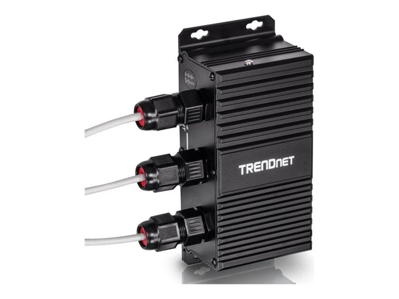 TRENDnet TI-EU120 - network/power extender - 10Mb LAN 100Mb LAN GigE