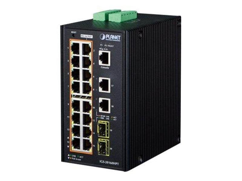 PLANET IGS-20160HPT - switch - 20 ports - Managed