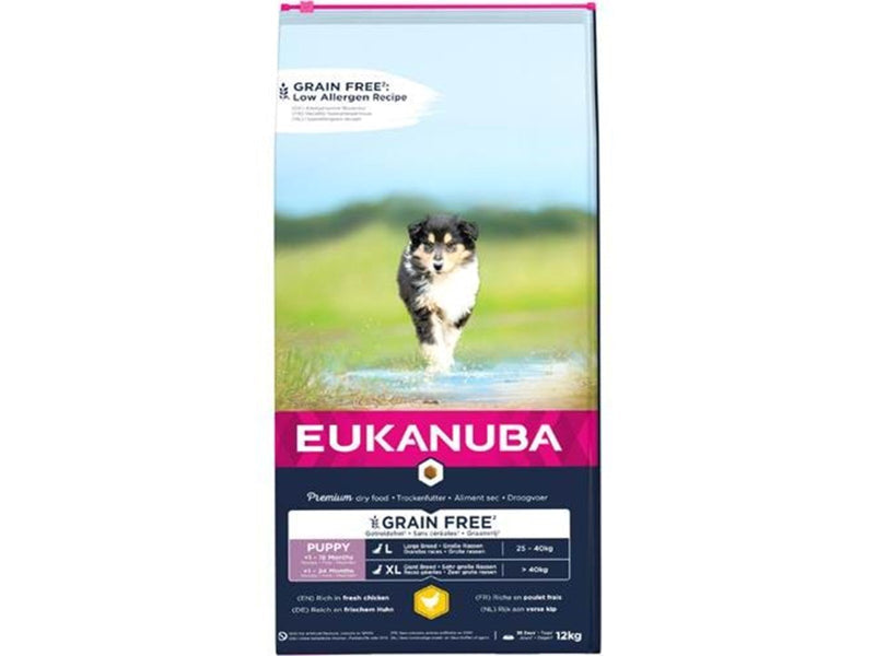Eukanuba Puppy Small/Medium Grainfree Chicken 12KG