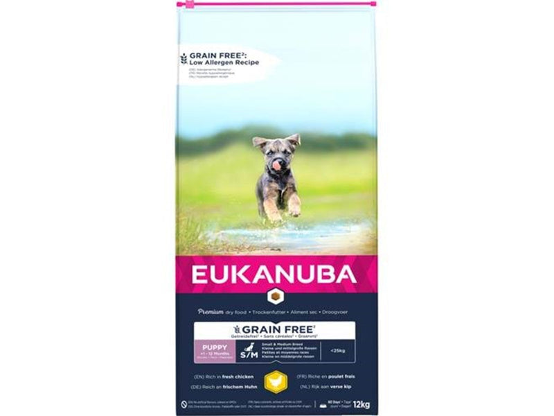 Eukanuba Puppy Small/Medium Grainfree Chicken 3KG