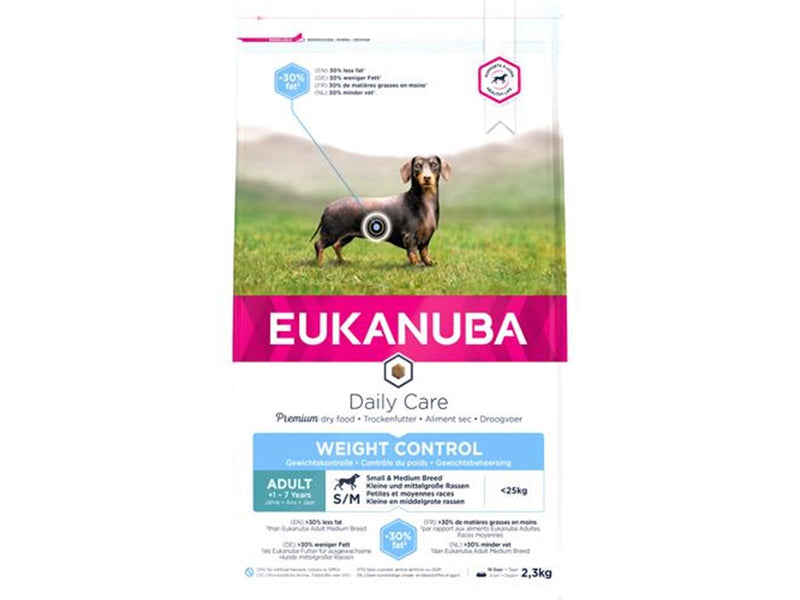 Eukanuba DailyCare Adult Weight Control Small/Medium 2.3 kg