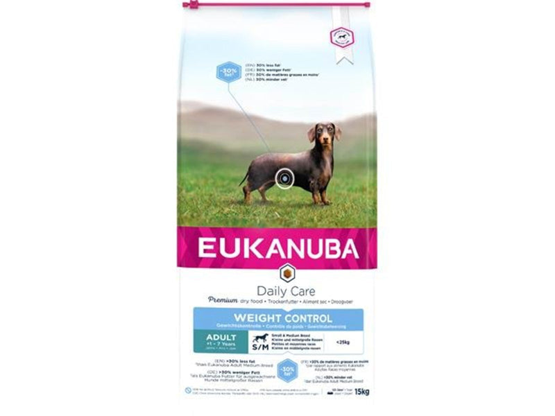 Eukanuba DailyCare Adult Weight Control Small/Medium 15 kg