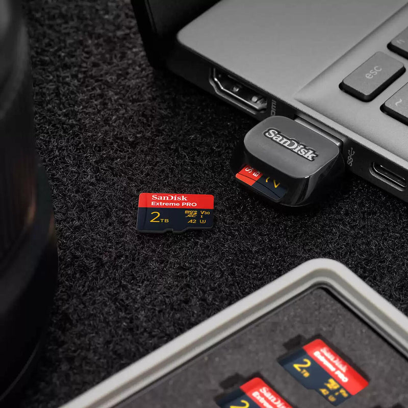 SanDisk Extreme® PRO microSDXC Speicherkarte 2 TB mit SD-Adapter