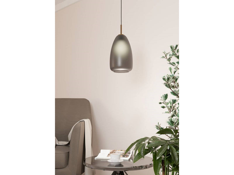 EGLO ALOBRASE pendant Ø200 mm matt grey