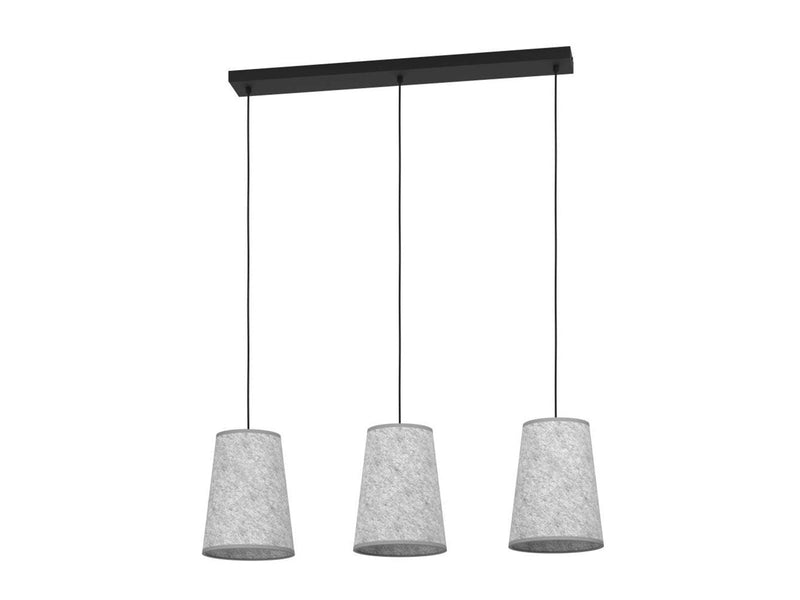 EGLO ALSAGER long table pendant lamp black/grey