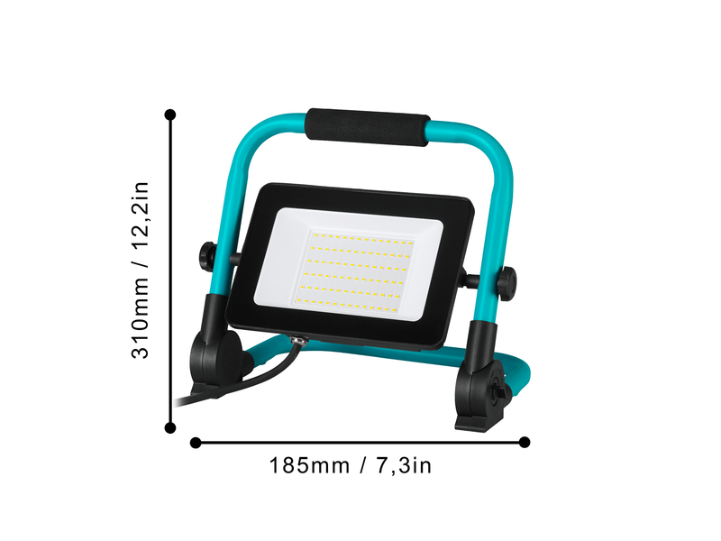 EGLO AVELAR floodlight 52W 5800lm 4000K IP65 turquoise
