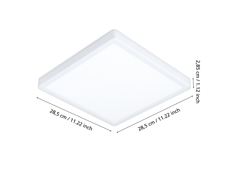 EGLO ARGOLIS 2 ceiling 285x285 mm white