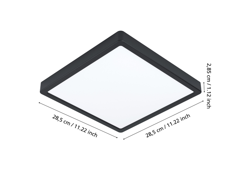 EGLO ARGOLIS 2 surface-mounted light  black