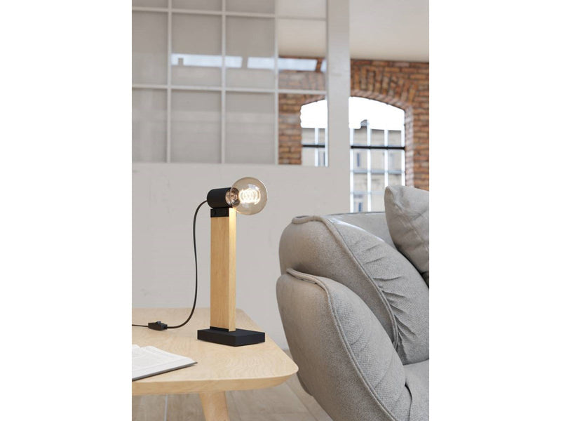 EGLO BAILRIGG table lamp black/wood