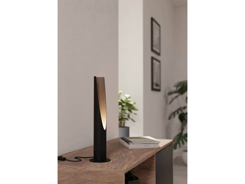 EGLO BARBOTTO table lamp black/wood