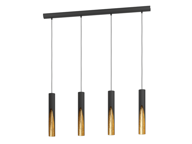 EGLO Barbotto schwarz, gold