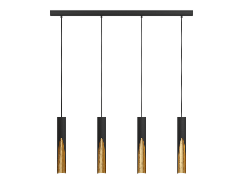 EGLO Barbotto schwarz, gold