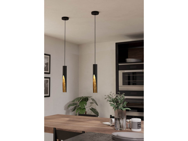 EGLO BARBOTTO pendant black/gold