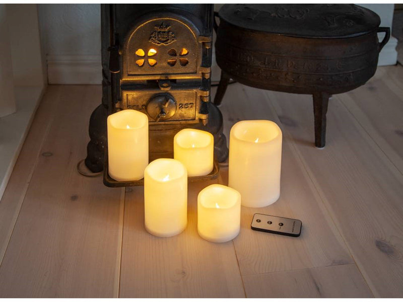 EGLO BLOKLYS SÆT BATTERI FJERNBETJENING 5L BEIGE